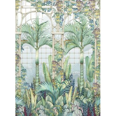 Exotische Tapete Palm House von Osborne & Little - Sky Exotische Tapete Palm House von Osborne & Little - Sky