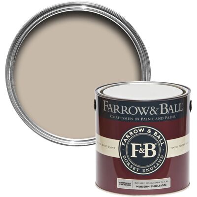Farrow & Ball Modern Emulsion - 2,5l - Roasted Macadamia CB2 Farrow & Ball Modern Emulsion - 2,5l - Roasted Macadamia CB2