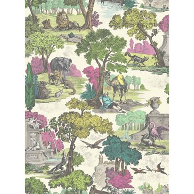 Tapete Versailles Grand von Cole & Son - Pink & Chartreuse Tapete Versailles Grand von Cole & Son - Pink & Chartreuse
