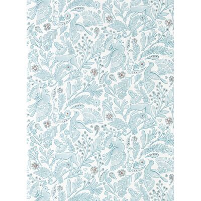 Scion Tapete Dove & Deer - Coast Blue Scion Tapete Dove & Deer - Coast Blue
