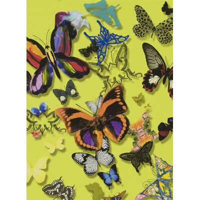 Christian Lacroix Schmetterlingstapete - Safran Christian Lacroix Schmetterlingstapete - Safran