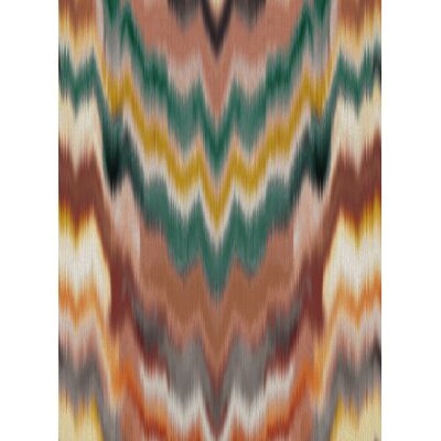 Osborne & Little Tapete Irisa Grasscloth - Terracotta/ Teal Osborne & Little Tapete Irisa Grasscloth - Terracotta/ Teal