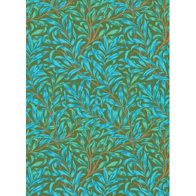 Morris & Co Tapete Willow Bough - Olive/ Turquoise Morris & Co Tapete Willow Bough - Olive/ Turquoise