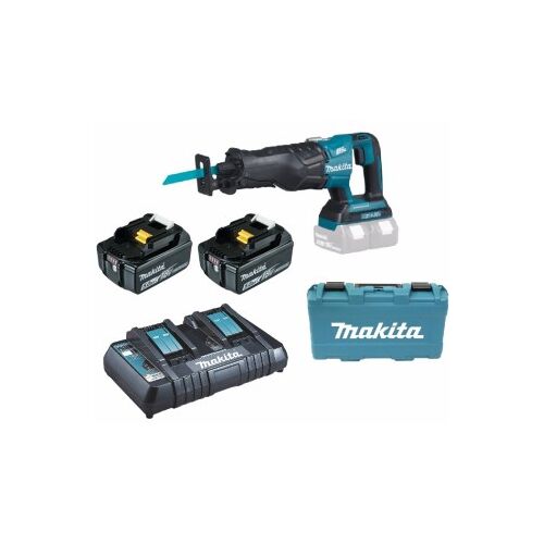 Makita DJR360PT2 2x BL1850B 5Ah Akku + DC18RD