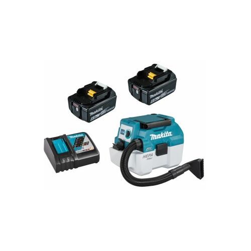 Makita DVC750LZX3 + 2x 6Ah Akku + Ladegerät