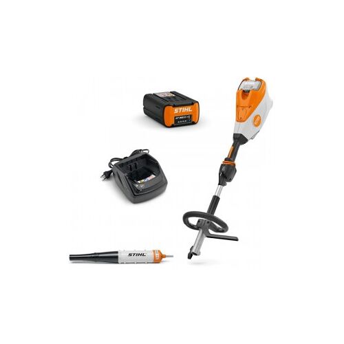 STIHL KMA 135 R + AP 300 S Akku + AL 101 Ladegerät + BG-KM Blasgerät