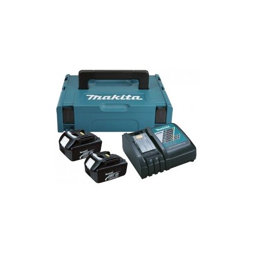 Makita Power Source-Kit 18V 3Ah 2x BL1830B + DC18RC + MAKPAC