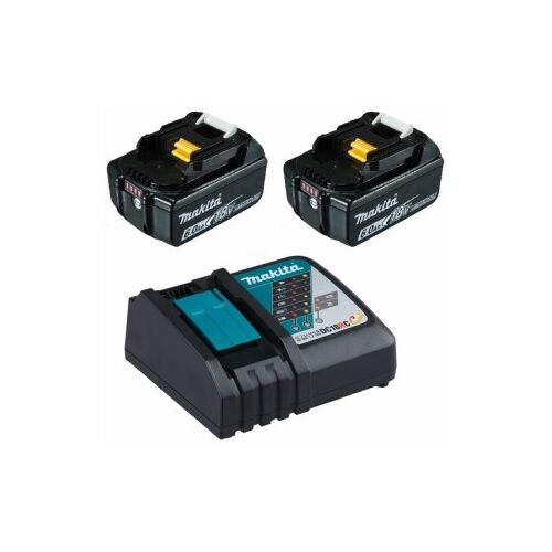 Makita 199480-6 Power Source-Kit 18V 6Ah 2x BL1860B + DC18RC