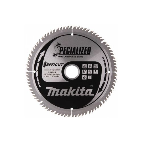 Makita E-08919 Specialized Sägeblatt 216x30x80Z