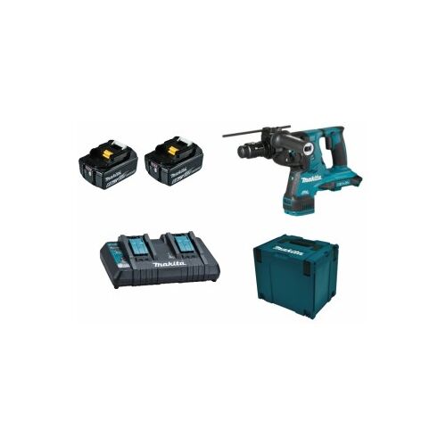 Makita DHR281RGJ 2x BL1860B 6Ah Akku + DC18RD