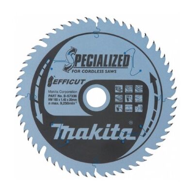 Makita B-57336 Kreissägeblatt - 56 Zähne, Silber, 165 x 20 mm Makita B-57336 Kreissägeblatt - 56 Zähne, Silber, 165 x 20 mm