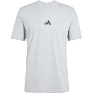 Adidas Basic Grau & Schwarz Rundhals-T-Shirt - Sportswear Adidas Basic Grau & Schwarz Rundhals-T-Shirt - Sportswear
