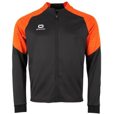 Sweatjacke mit Reißverschluss Stanno Bolt Schwarz S unisex Sweatjacke mit Reißverschluss Stanno Bolt Schwarz S unisex