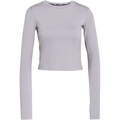 Langarmtrikot für Damen adidas Essentials Gris L female Langarmtrikot für Damen adidas Essentials Gris L female
