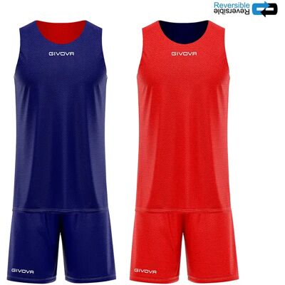 Givova Wendbarer Basketball-Set - 2XL - Kit Double Givova Wendbarer Basketball-Set - 2XL - Kit Double