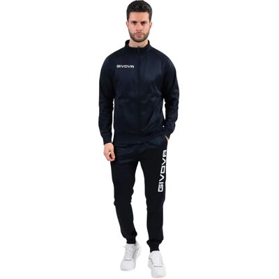 Fleece-Trainingsanzug Givova Cuba Bleu S unisex Fleece-Trainingsanzug Givova Cuba Bleu S unisex