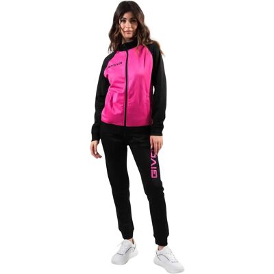Fleece-Trainingsanzug Givova Cuba Rose S unisex Fleece-Trainingsanzug Givova Cuba Rose S unisex