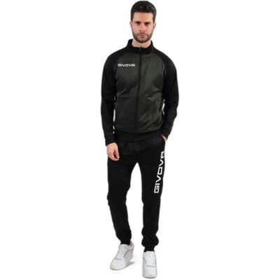 Fleece-Trainingsanzug Givova Cuba Vert XL unisex Fleece-Trainingsanzug Givova Cuba Vert XL unisex