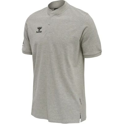 Polo-Shirt Hummel Move Grid Gris S male Polo-Shirt Hummel Move Grid Gris S male