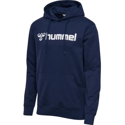 Kapuzensweatshirt Hummel Go 2.0 Logo Bleu S unisex Kapuzensweatshirt Hummel Go 2.0 Logo Bleu S unisex