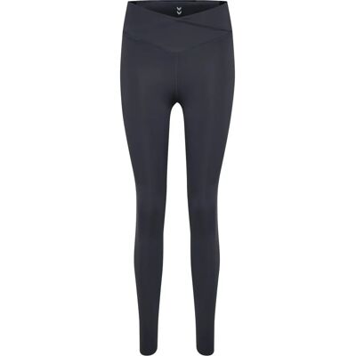 Leggings mit hoher Taille, Damen Hummel Wrap Gris XL female Leggings mit hoher Taille, Damen Hummel Wrap Gris XL female
