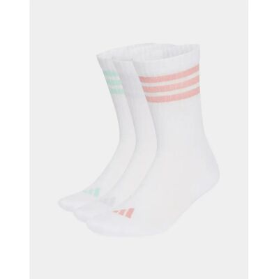 Wadenhohe Socken adidas 3-Stripes (x3) Blanc 46/48 unisex Wadenhohe Socken adidas 3-Stripes (x3) Blanc 46/48 unisex