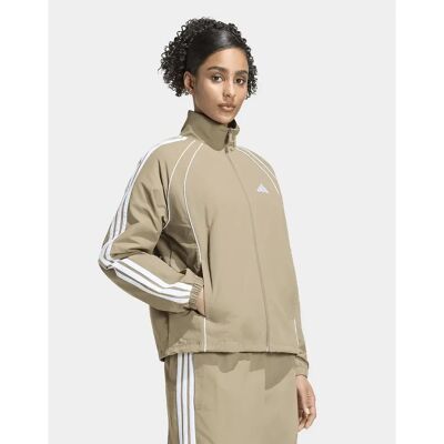 Sweatshirt Damen adidas 3-Stripes Iconic Beige M female Sweatshirt Damen adidas 3-Stripes Iconic Beige M female