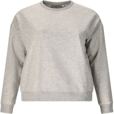 Sweatshirt mit Rundhalsausschnitt, Damen Q Sportswear Ingelina Gris 44 female Sweatshirt mit Rundhalsausschnitt, Damen Q Sportswear Ingelina Gris 44 female