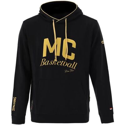 Spalding AS Monaco Kapuzenpulli Black Edition MC Noir M unisex Spalding AS Monaco Kapuzenpulli Black Edition MC Noir M unisex