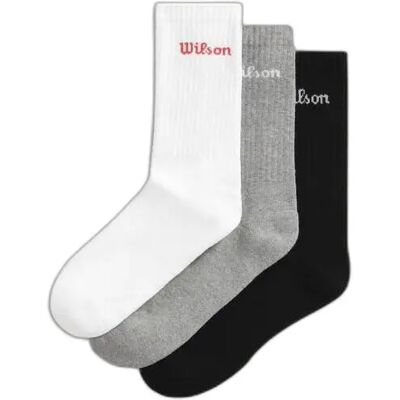 Socken Wilson Logo U (x3) Multicolore M unisex Socken Wilson Logo U (x3) Multicolore M unisex