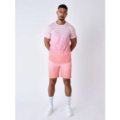 Badehose mit zweifarbigem Stufeneffekt Project X Paris All Over Rose XL male Badehose mit zweifarbigem Stufeneffekt Project X Paris All Over Rose XL male