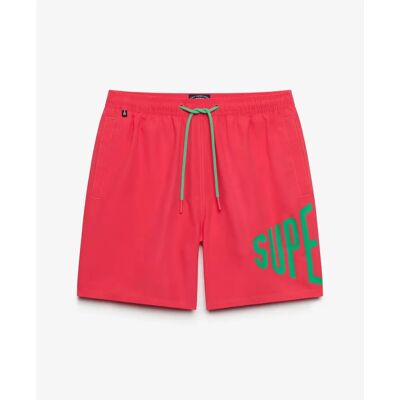 Badehose Superdry Logo Rose XL male Badehose Superdry Logo Rose XL male