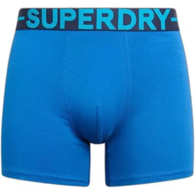 Boxer Superdry (x3) Bleu L male Boxer Superdry (x3) Bleu L male