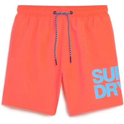 Badehose Superdry Sportswear Orange S male Badehose Superdry Sportswear Orange S male