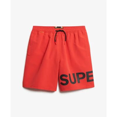 Badeshorts mit Muster Superdry Rouge XL male Badeshorts mit Muster Superdry Rouge XL male