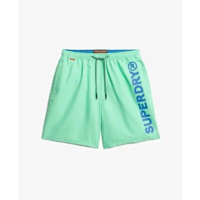 Sportliche Badehose mit Muster Superdry Vert S male Sportliche Badehose mit Muster Superdry Vert S male