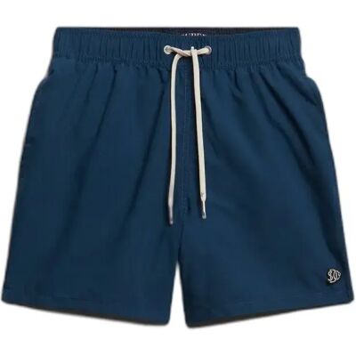 Badehose mit Logo-Stickerei Superdry 15 Bleu L male Badehose mit Logo-Stickerei Superdry 15 Bleu L male