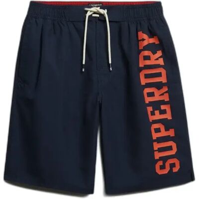 Badehose Superdry Logo 19 Bleu XL male Badehose Superdry Logo 19 Bleu XL male