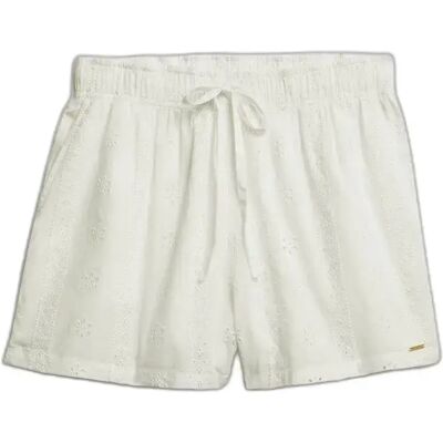 Badehose mit Stickerei für Frauen Superdry Blanc L female Badehose mit Stickerei für Frauen Superdry Blanc L female