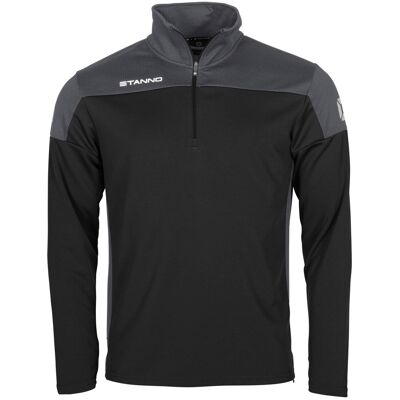 Trainingsjacke 1/4 Oberteil mit Reißverschluss Kind Stanno Pride Schwarz 6 Jahre alt unisex Trainingsjacke 1/4 Oberteil mit Reißverschluss Kind Stanno Pride Schwarz 6 Jahre alt unisex
