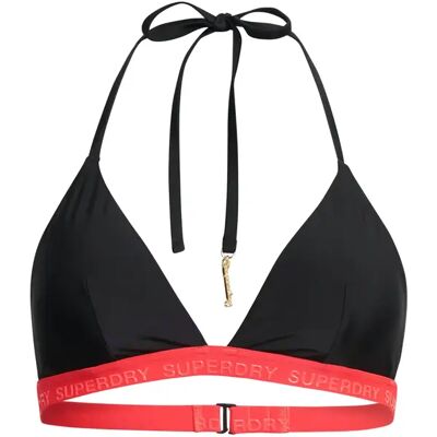 Elastisches Badeanzugoberteil für Frauen Superdry Noir XL female Elastisches Badeanzugoberteil für Frauen Superdry Noir XL female
