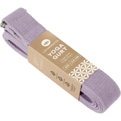 Yoga-Gurt Lotuscrafts Violet 2,5x3,8 cm unisex Yoga-Gurt Lotuscrafts Violet 2,5x3,8 cm unisex
