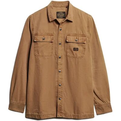 Überhemd Superdry Workwear Marron L male Überhemd Superdry Workwear Marron L male