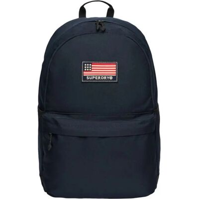 Klassischer Rucksack mit Patches für Frauen Superdry Montana Bleu TU female Klassischer Rucksack mit Patches für Frauen Superdry Montana Bleu TU female