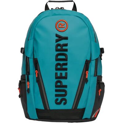 Rucksack tarp mit besticktem Logo für Frauen Superdry Bleu TU female Rucksack tarp mit besticktem Logo für Frauen Superdry Bleu TU female