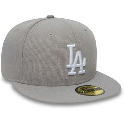 Casquette New Era essential 59fifty Los Angeles Dodgers Gris 7 5/8 male Casquette New Era essential 59fifty Los Angeles Dodgers Gris 7 5/8 male