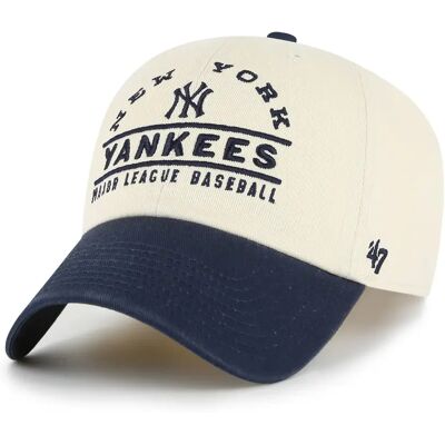Baseball Kappe 47Brand MLB New York Yankees Windham Clean Up Beige TU unisex Baseball Kappe 47Brand MLB New York Yankees Windham Clean Up Beige TU unisex