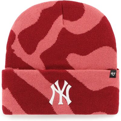 Mütze New York Yankees 47Brand MLB Freeform Rouge TU unisex Mütze New York Yankees 47Brand MLB Freeform Rouge TU unisex