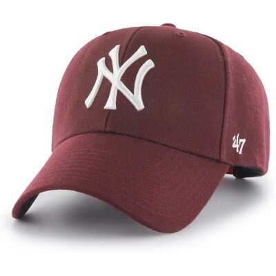 New York Yankees Baseball-Cap 47Brand MLB MVP Marron TU unisex New York Yankees Baseball-Cap 47Brand MLB MVP Marron TU unisex