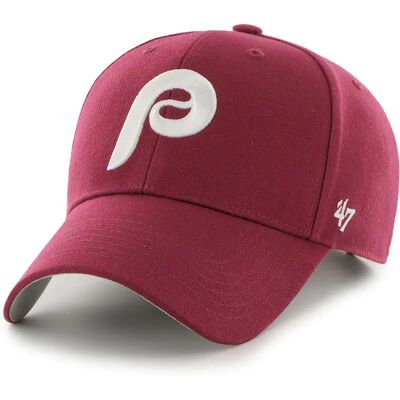 Baseball Kappe Phillie 47Brand MLB surshot MVP Rouge TU unisex Baseball Kappe Phillie 47Brand MLB surshot MVP Rouge TU unisex